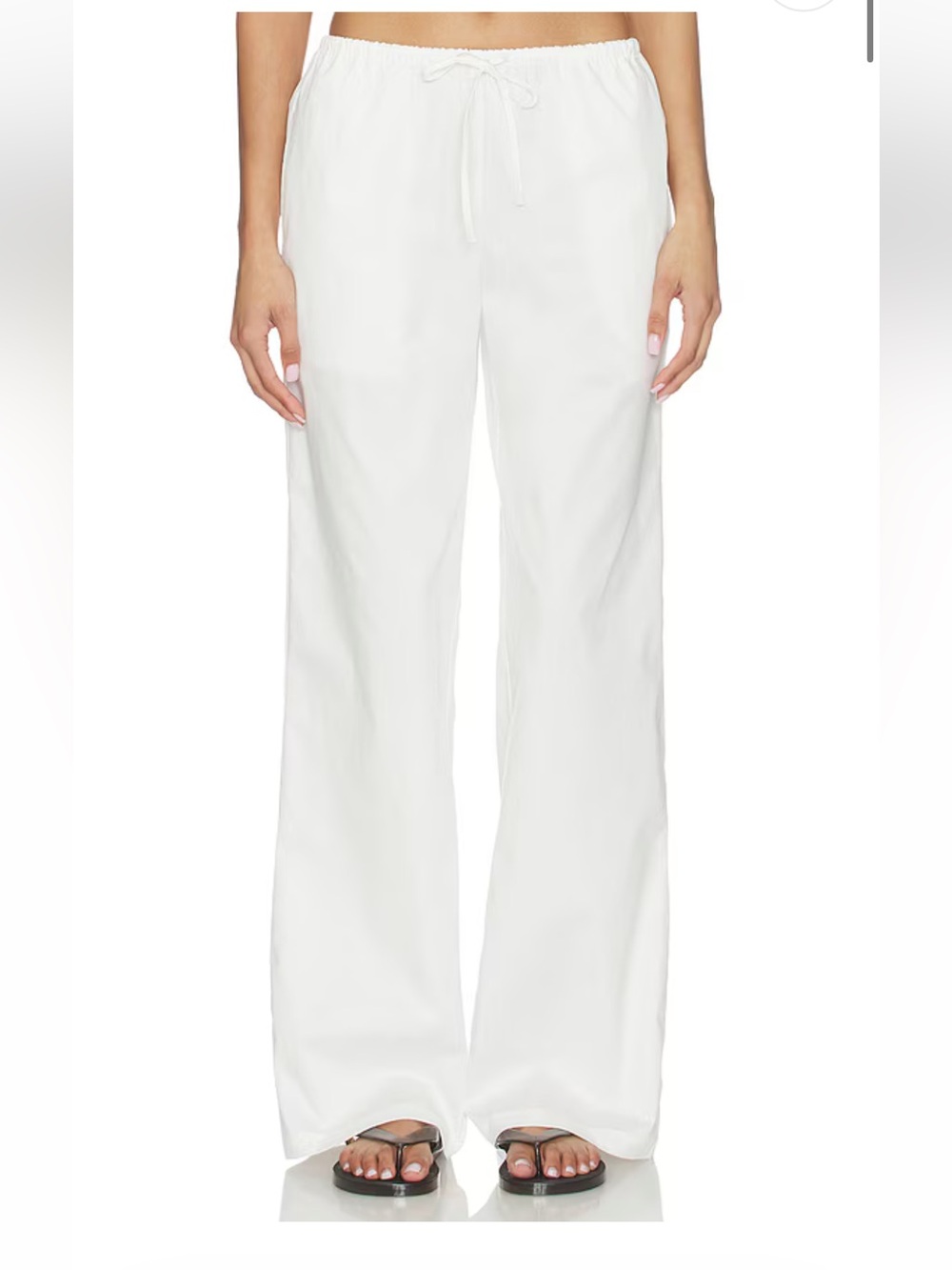 Lyndzi Drawstring Pant in White
ALL THE WAYS